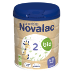 Novalac lait de suite 2ème Âge bio 800g Novalac lait de suite 2ème Âge bio 800g