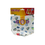 Nuby bavoir coton motifs voitures + 0m lot de 2