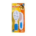 Nuby set de peigne et brosse bleu motifs bateaux Nuby set de peigne et brosse bleu motifs bateaux