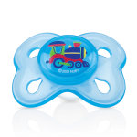 Nuby sucette anatomique silicone mini brites bleue 6 - 12m Nuby sucette anatomique silicone mini brites bleue 6 - 12m