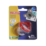 Nuby sucette natural flex cherry classic 0 - 6 mois