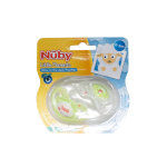 Nuby sucettes phosphorescentes apple of my eye 0 - 6m lot de 2