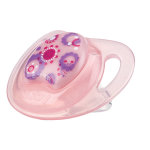 Nuby sucette pp prism silicone orthodontique rose + 18 mois Nuby sucette pp prism silicone orthodontique rose + 18 mois