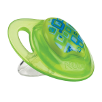 Nuby sucette pp prism silicone orthodontique verte 0 - 6 mois