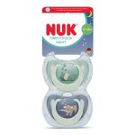 Nuk 2 sucettes first choice nuit 18 - 36m hippo / koala