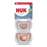 Nuk 2 sucettes first choice nuit 18 - 36m lapin / mouton