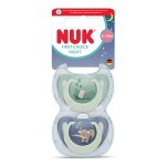 Nuk 2 sucettes first choice nuit 6 - 18m hippo / koala