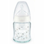 Nuk biberon first choice + temperature control verre + 0m toile 120ml