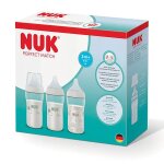 Nuk biberons perfect match pp 260ml 3m + m arc - en - ciel / mouton lot de 3