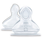Nuk tétine physiologique en silicone first choice + débit m lot de 2 Nuk tétine physiologique en silicone first choice + débit m lot de 2