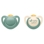 Nuk sucette for nature 0 - 6 mois eucalyptus 2 unités Nuk sucette for nature 0 - 6 mois eucalyptus 2 unités
