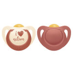 Nuk sucette for nature 18 - 36mois terracota 2 unités Nuk sucette for nature 18 - 36mois terracota 2 unités