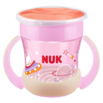 Nuk tasse d'apprentissage mini magic cup 360 + 6m rose 160ml