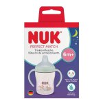 Nuk tasse d'apprentissage perfect match 150ml nuit lapin 6m +
