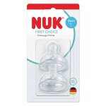 Nuk t�tines fc + 3 m + per�age m silicone lot de 2