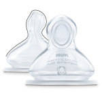 Nuk tétine physiologique en silicone first choice + + 6m débit m lot de 2 Nuk tétine physiologique en silicone first choice + + 6m débit m lot de 2