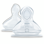 Nuk ttine physiologique en silicone first choice + dbit l lot de 2