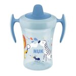Nuk trainer cup poign�es et embout doux bleu 230 ml 6m +
