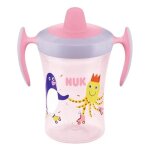 Nuk trainer cup poign�es et embout doux rose 230 ml 6m +