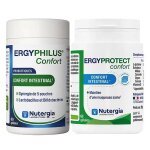 Nutergia cure confort intestinal 2 mois ergyphilus confort + ergyphilus protect