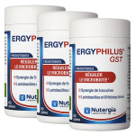 Nutergia ergyphilus gst probiotiques lot de 3 x 60 g�lules