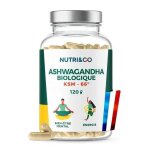 Nutri&co ashwagandha bio sommeil stress et masse musculaire 120 g�lules