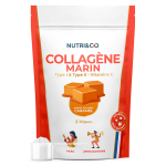 Nutri&co collagne marin type 1, 2 & 3 peau & articulations got caramel 180g
