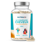 Nutri&co complexe cheveux kratine & biotine ongles et cheveux 60 glules