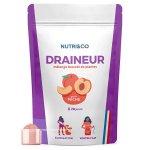 Nutri&co draineur en poudre go�t p�che 100g