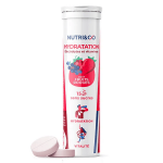 Nutri&co �lectrolytes 5 min�raux 4 vitamines fruits rouges 15 comprim�s