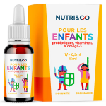 Nutri&co formule enfant probiotique et multivitamines format pipette 15ml