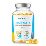 Nutri&co omega3 huile de poissons sauvages epax haute concentration 120 glules