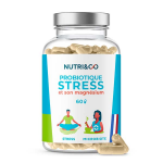 Nutri&co probiotiques anti - stress brevet� + magn�sium 60 g�lules vegan