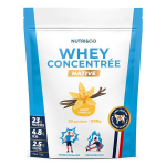 Nutri&co protines whey concentrate native en poudre - 30 portions got vanille - 900gr