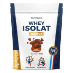 Nutri&co protines whey isolat native 94% en poudre - got chocolat - 900gr