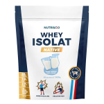 Nutri&co protines whey isolat native 94% en poudre - got neutre - 900gr