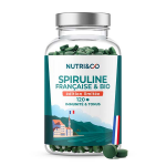 Nutri&co spiruline bio 100% franaise cultive en provence 120 comprims vegan