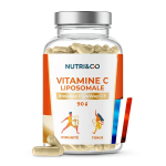 Nutri&co vitamine c liposomale immunit� et tonus 90 g�lules vegan