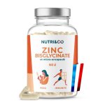 Nutri&co zinc bisglycinate et s�l�nium peau et immunit� 60 g�lules vegan