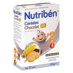 Nutriben 8 c�r�ales chocolat biscuit� + 12m 250g