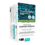 Nutrige infusion confort digestif bio 30 sachets fracheur
