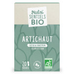 Nutrisanté les nutri'sentiels bio artichaut 20 gélules Nutrisanté les nutri'sentiels bio artichaut 20 gélules