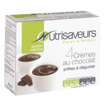 Nutrisaveurs crèmes chocolat 4 unités Nutrisaveurs crèmes chocolat 4 unités