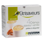 Nutrisaveurs crème vanille 4 unités Nutrisaveurs crème vanille 4 unités