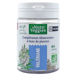 Nutriveggies complment alimentaire valeriane bio sommeil 40 glules