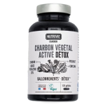 Nutrivie charbon vgtal activ curcuma et pissenlit vgan 120 glules