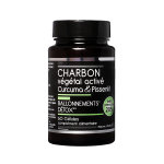 Nutrivie charbon vgtal activ curcuma et pissenlit vgan 60 glules
