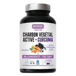 Nutrivie charbon végétal activé curcuma végan 120 gélules Nutrivie charbon végétal activé curcuma végan 120 gélules