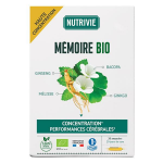 Nutrivie complexe m�moire bio 20 ampoules