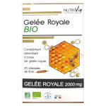 Nutrivie gele royale bio 2000mg 20 ampoules